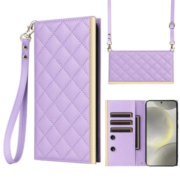 Funda acolchada de lujo para Samsung Galaxy S24 - Estilo Cartera