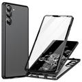 Carcasa Magnética con Cristal Templado para Samsung Galaxy S24 - Negra