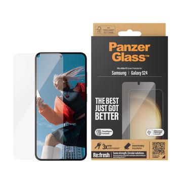 Protector de Pantalla PanzerGlass Ultra-Wide Fit EasyAligner para Samsung Galaxy S24 - Transparente
