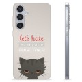 Funda de TPU para Samsung Galaxy S24+ - Gato Enfadado