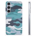 Funda de TPU para Samsung Galaxy S24+ - Camuflaje Azul