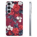 Funda de TPU para Samsung Galaxy S24+ - Flores Vintage