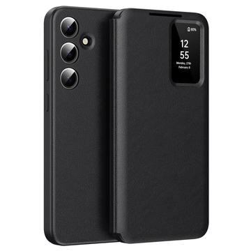 Funda Samsung Galaxy S24 Smart Clear View Flip con ranura para tarjetas