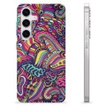 Funda de TPU para Samsung Galaxy S24 - Flores Abstractas