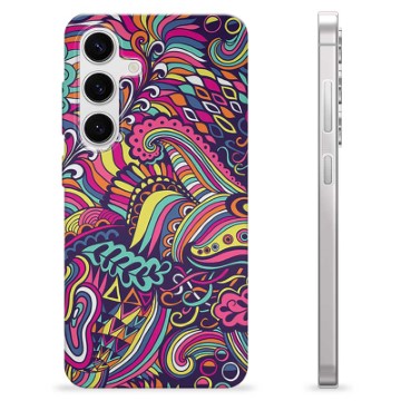 Funda de TPU para Samsung Galaxy S24 - Flores Abstractas