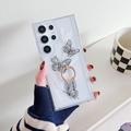Funda de TPU con anilla Samsung Galaxy S24 Ultra Butterfly