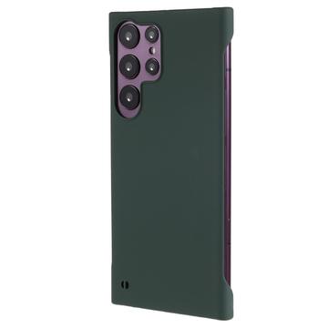 Carcasa de Plástico Sin Marco para Samsung Galaxy S24 Ultra - Verde Oscuro