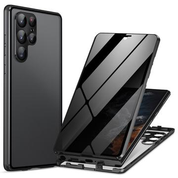 Carcasa Magnética con Cristal Templado para Samsung Galaxy S24 Ultra - Privacidad
