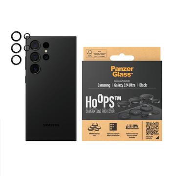 Protector de lente de cámara Samsung Galaxy S24 Ultra PanzerGlass Hoops - Negro