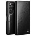 Funda Clásica de Cuero Qialino para Samsung Galaxy S24 Ultra - Estilo Cartera