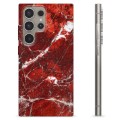 Funda de TPU para Samsung Galaxy S24 Ultra - Mármol Rojo