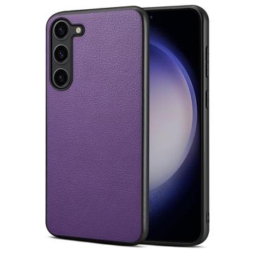 Carcasa Híbrida Recubierta para Samsung Galaxy S24+ - Púrpura