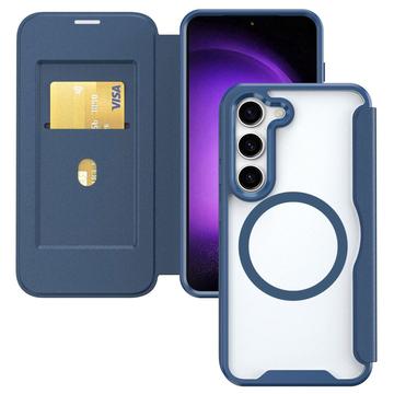 Funda abatible con ranura para tarjeta para Samsung Galaxy S24+ - Compatible con MagSafe