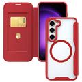 Funda abatible con ranura para tarjetas para Samsung Galaxy S24+ - Compatible con MagSafe