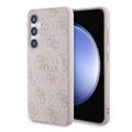 Samsung Galaxy S24 Guess 4G Funda con Anillo de Color - Compatible con MagSafe - Rosa