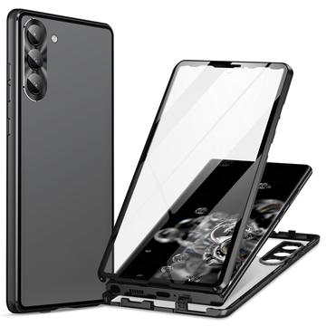 Carcasa Magnética con Cristal Templado para Samsung Galaxy S24+ - Negra