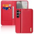 Funda de Cuero Dux Ducis Hivo para Samsung Galaxy S25 - Estilo Cartera
