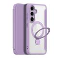 Funda Flip Magnética Dux Ducis Skin X Pro para Samsung Galaxy S25 - Morado