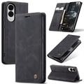 Funda Caseme Serie 013 para Samsung Galaxy S25 Edge - Estilo Cartera - Negro