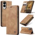 Funda Caseme Serie 013 para Samsung Galaxy S25 Edge - Estilo Cartera - Marrón
