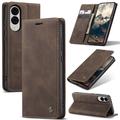 Funda Caseme Serie 013 para Samsung Galaxy S25 Edge - Estilo Cartera - Café