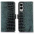 Funda Crocodile con RFID para Samsung Galaxy S25 Edge - Estilo Cartera