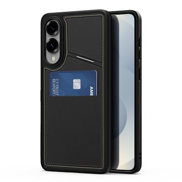 Funda magnética Samsung Galaxy S25 Edge Dux Ducis Rafi II con soporte y ranuras para tarjetas