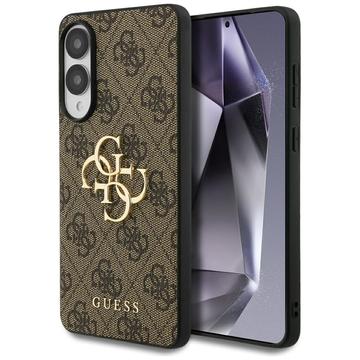 Funda híbrida Guess 4G Big Metal Logo para Samsung Galaxy S25 Edge - Marrón
