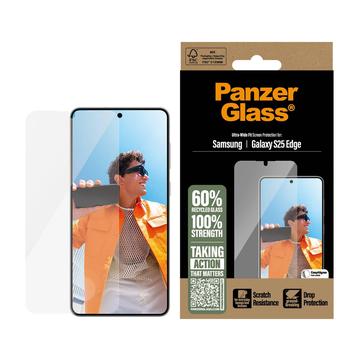 Protector de Pantalla PanzerGlass Ultra-Wide Fit EasyAligner para Samsung Galaxy S25 Edge - Transparente