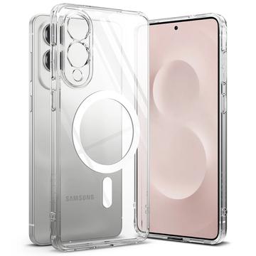 Funda híbrida Ringke Fusion Magnetic para Samsung Galaxy S25 Edge - Transparente