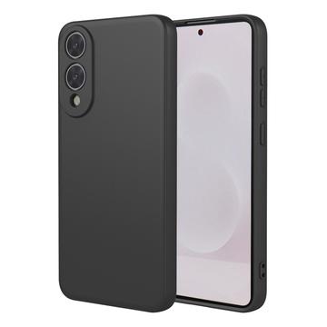Funda de silicona antigolpes Samsung Galaxy S25 Edge - Negro