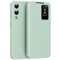 Funda Samsung Galaxy S25 Edge Smart Clear View Flip con ranura para tarjetas