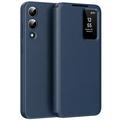 Funda Samsung Galaxy S25 Edge Smart Clear View Flip con ranura para tarjetas - Zafiro