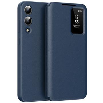 Funda Samsung Galaxy S25 Edge Smart Clear View Flip con ranura para tarjetas - Zafiro