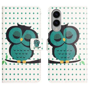 Funda Style para Samsung Galaxy S25 Edge - Estilo Cartera - Búho
