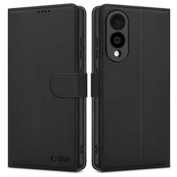 Funda Tech-Protect con imán y soporte para Samsung Galaxy S25 Edge - Negro