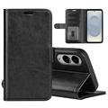Funda de cartera con cierre magnético para Samsung Galaxy S25 Edge - Negro