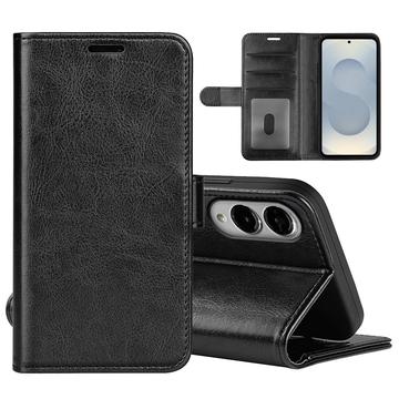Funda de cartera con cierre magnético para Samsung Galaxy S25 Edge - Negro