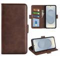 Funda billetera con cierre magnético Samsung Galaxy S25 Edge - Textura de becerro
