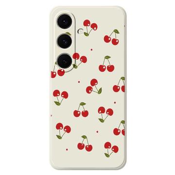 Funda de TPU Samsung Galaxy S25 FE con estampado de cerezas