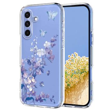 Funda de TPU Samsung Galaxy S25 FE con estampado floral - Glicina