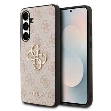 Funda híbrida Guess 4G Big Metal Logo para Samsung Galaxy S25 FE - Rosa