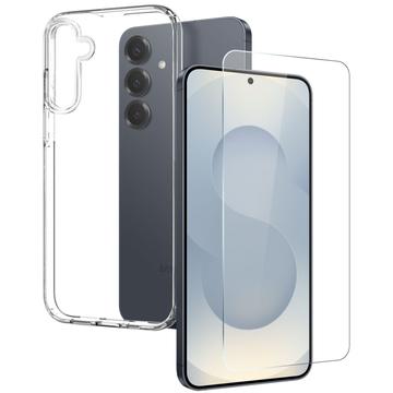 Juego de Protección Northjo 2-en-1 para Samsung Galaxy S25 FE - 9H  - Claro