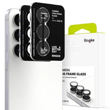 Protector Vidro Templado para Lente Cámara Ringke para Samsung Galaxy S25 FE - 2 Piezas - Negro