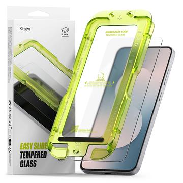 Protector de pantalla de cristal templado Ringke Easy Slide para Samsung Galaxy S25 FE - 2 uds.