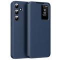 Funda Samsung Galaxy S25 FE Smart Clear View Flip con ranura para tarjetas - Zafiro
