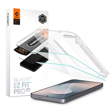 Protector de pantalla de vidrio templado Samsung Galaxy S25 FE Spigen Glas.tR EZ Fit Pro - 2 Uds. - Transparente