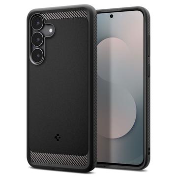 Funda de TPU Spigen Rugged Armor para Samsung Galaxy S25 FE - negro