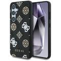 Funda MagSafe Samsung Galaxy S25 Guess 4G Printed Colored Peony Pattern - Negro