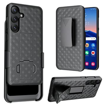 Carcasa Híbrida con Clip de Cinturón para Samsung Galaxy S25 - Gris